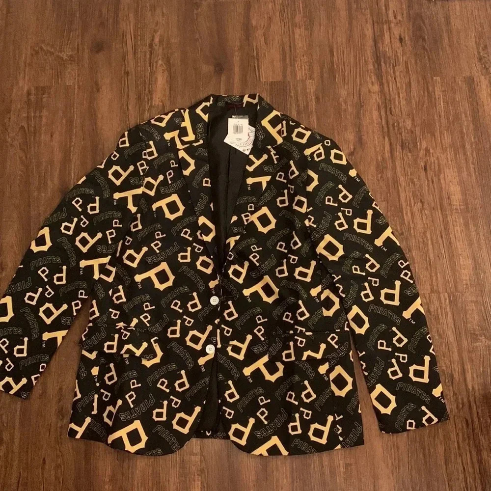 MLB Pittsburgh Pirates Jacket Sport coat Blazer Men’s Size XL NWT